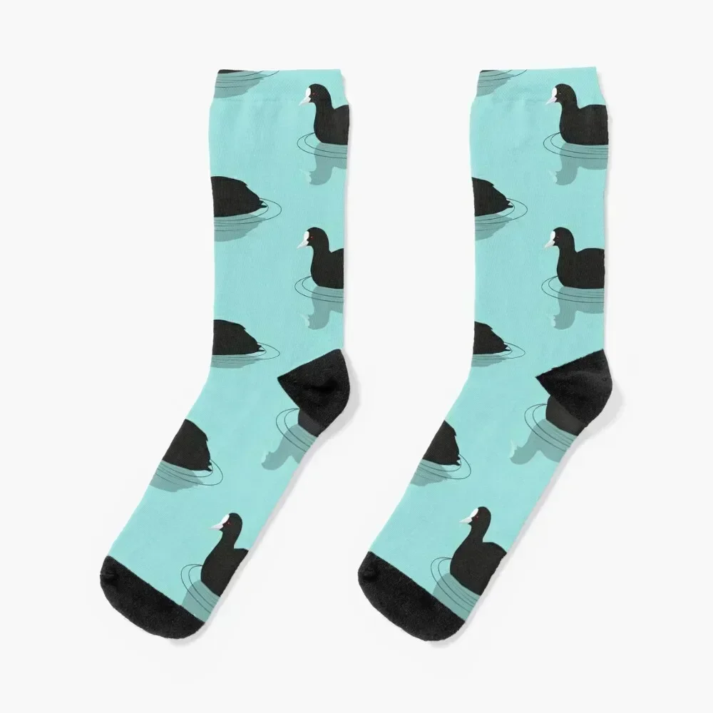 

Common coot vector Socks Children's compression funny gift christmass gift Women's Socks Men's