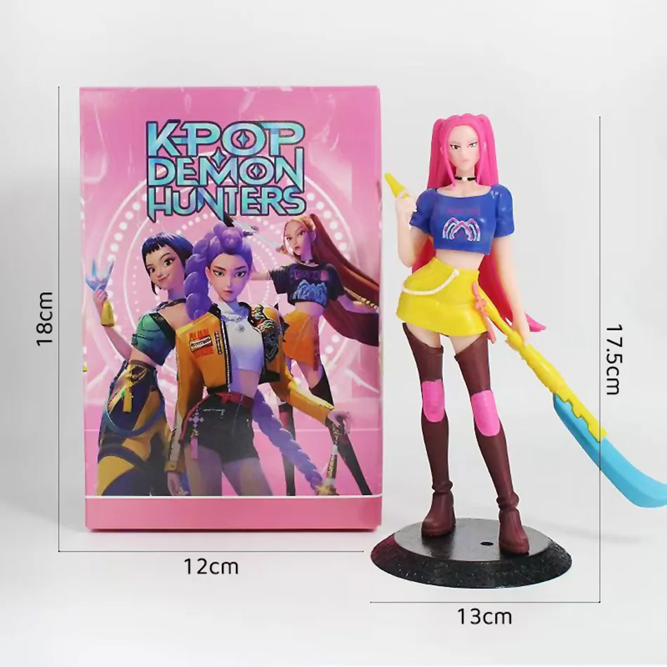 Figurines de dessin animé Kpop Demon Hunters, jouets mignons en PVC, articulations mobiles, modèle d'action, poupées, décoration d'anniversaire pour enfants, jouet cadeaux, 2026
