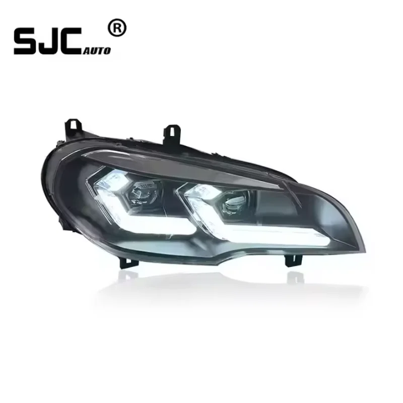 

SJC автоаксессуары автомобильное освещение светодиодные фары система для BMW X5 E70 2008-2013 фары передние указатели поворота Plug and Play