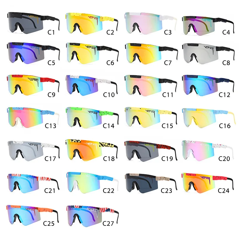 Verstellbare PC-Linsen Quadratische Sonnenbrille für Männer und Frauen, Winddichte Fahrradbrille UV-Schutz Sportsonnenbrille – Detail 3