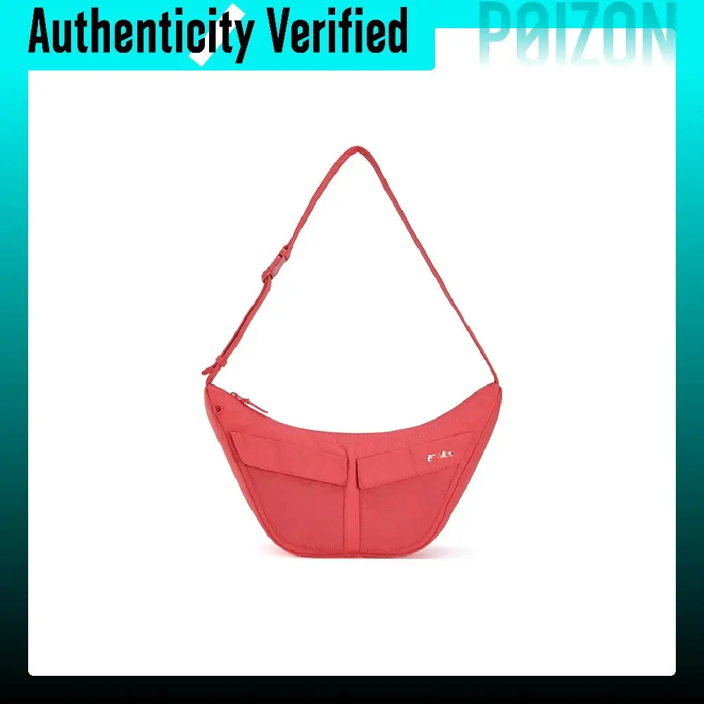 FILA X MAISON KITSUNÉ Fabric Crossbody Bags Unisex Bird Of Paradise Red F13U529131FRD