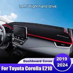 For Toyota Corolla E210 2019 2020 2021 2022 2023 2024 Hybrid Car Dashboard Cover Dash Mat Sun Shade Pad Accessories