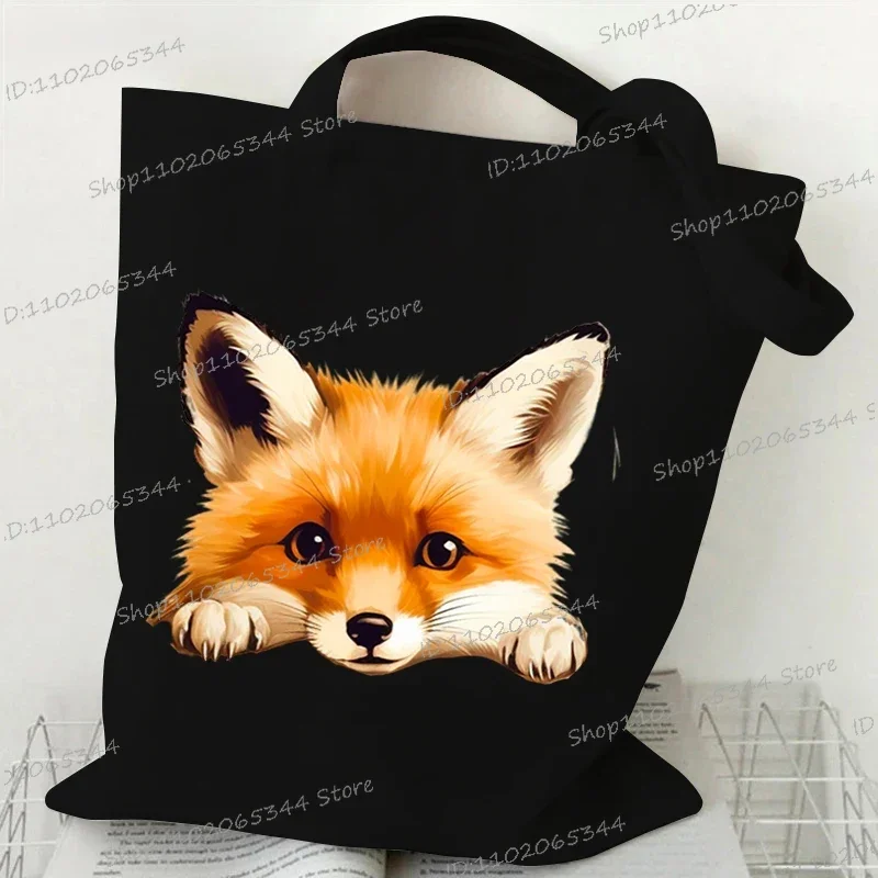 3D Animal Print Women's Handbag Cartoon Tiger Fox Owl Giraffe Shopper Shopping Bag Funny Cute Hedgehog Bear Fashion Shoulder Bag