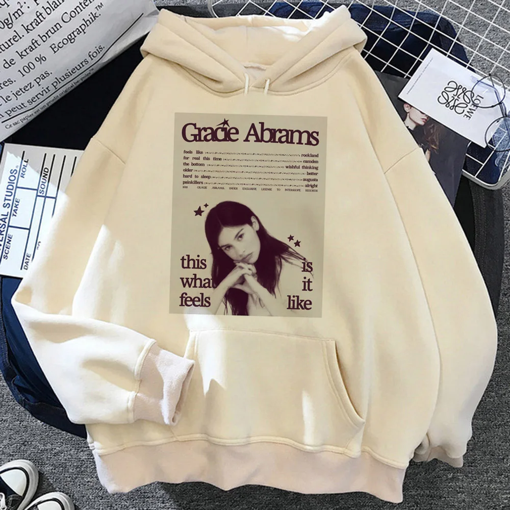 

Толстовка с капюшоном Gracie Abrams, элегантная зимняя мягкая ткань, модная уличная одежда, спортивные костюмы для девочек, толстовка с комиксами, повседневная одежда, забавная