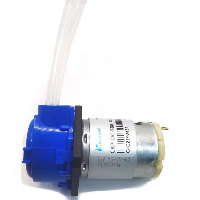 Small Mini Peristaltic Pump DC  12V Micro Self-priming Pump Liquid Pump Aquarium Lab Reversible Metering