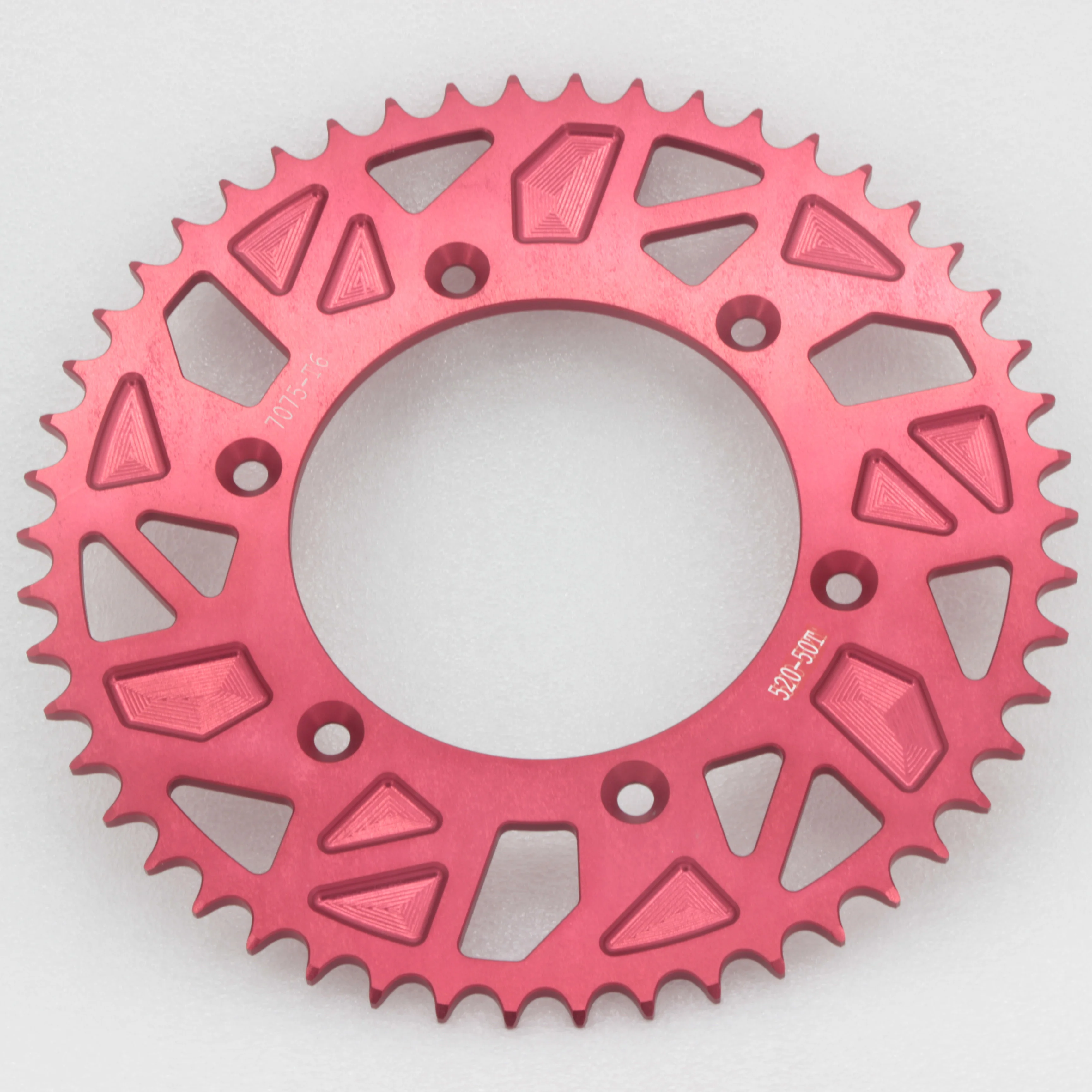 Hot CNC Aluminium Alloy Motorcycle Sprocket Drive Kit 520/50T/51T/52T Sprocket Chain Kit