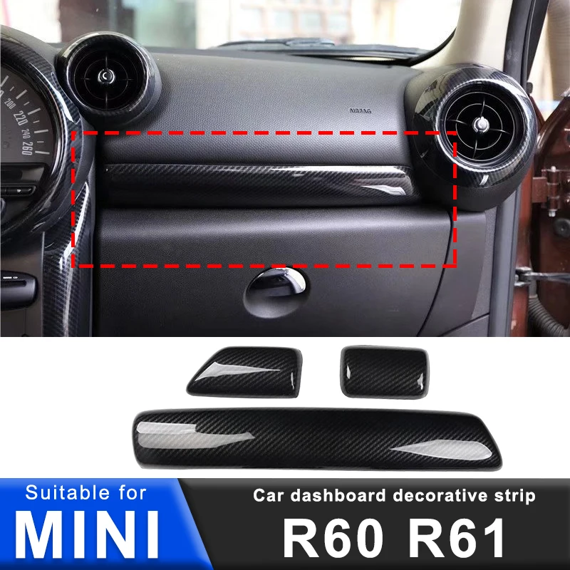 

Car Dashboard Decoration Stickers For MINI Cooper S JCW R60 R61 Countryman Car Modification Interior Protection Accessories