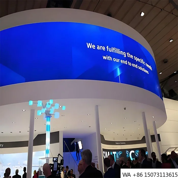 

Внутренняя светодиодная панель P2, изогнутая на 360°, бесшовная, 8K, IP55, водонепроницаемая, с 5-летней гарантией