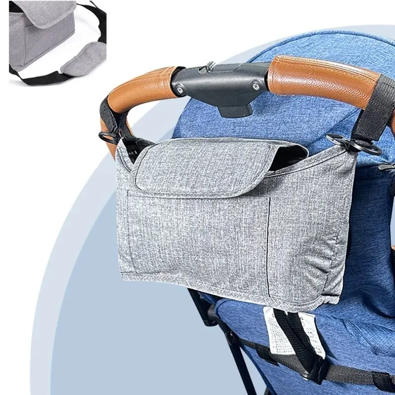 Baby Stroller Hanging Bag Storage Bag, Multifunctional Large Capacity Storage Bag, Stroller Hanging Bag, Mommy Bag bolso organizador cochecito bebe stroller bag organizer stroller organizer organizador de pañales carrinho organizador kinderwagen