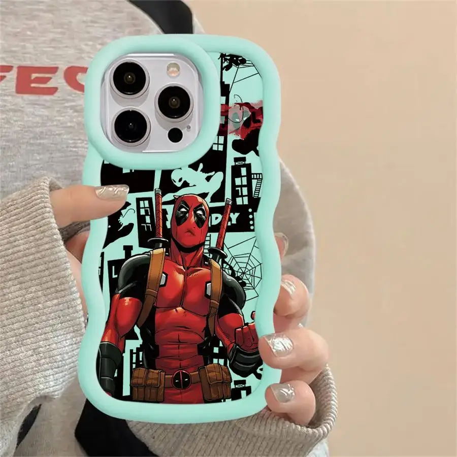 Marvel Deadpool Phone Case for Poco X3 NFC X3 X3 Pro X5Pro 5G Redmi 8 9C 9T 10 10C 10A 12 4G 12C 13C A1 A2 Plus