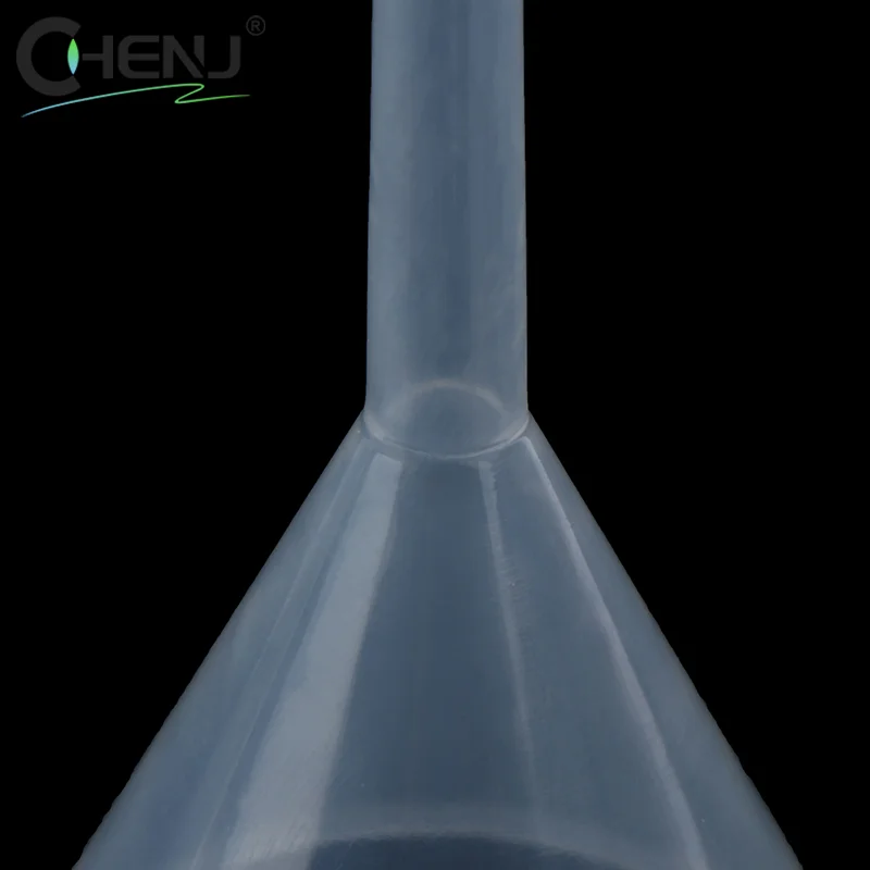 

1pcs Mouth Dia Laboratory Clear White Plastic Filter Funnel 60mm 90mm