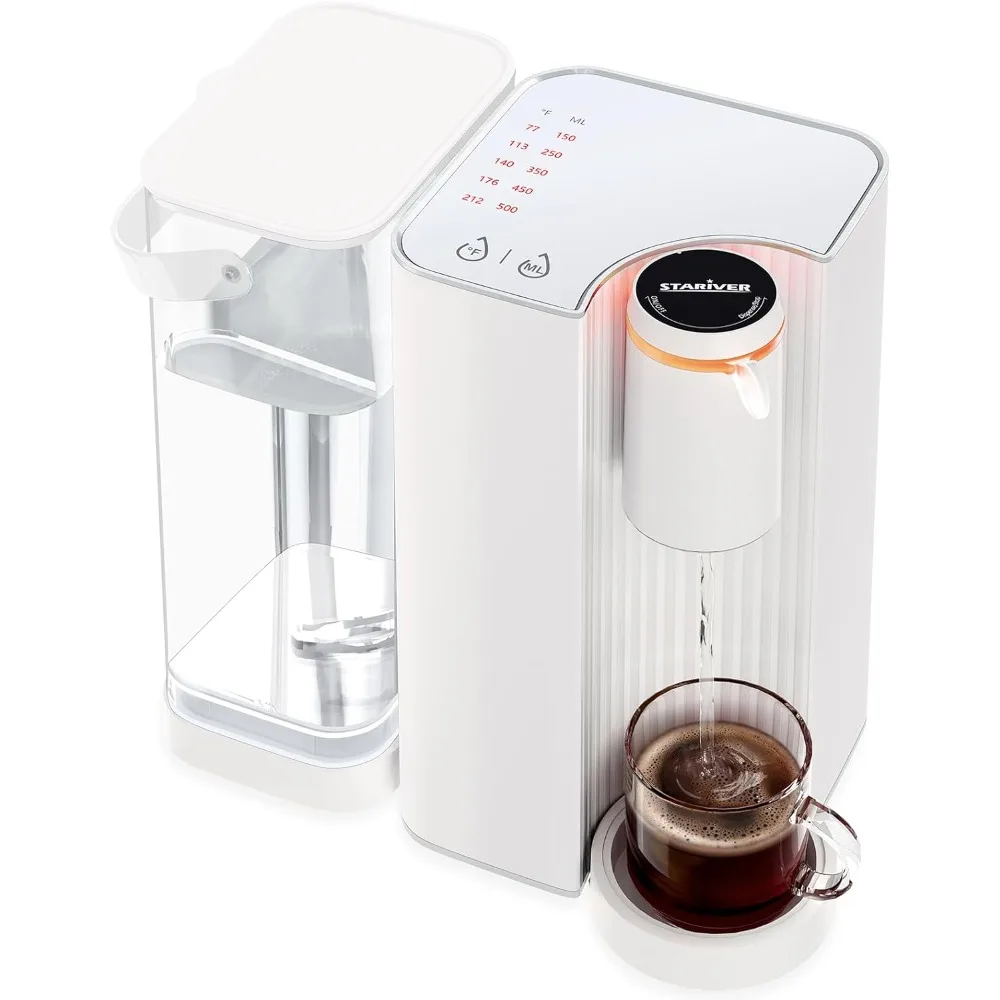 

Instant Hot Water Dispenser, 68 Oz Electric Kettle with 5 Temperatures & 5 Customized Water Outputs Preset for Fasting Boil, Wa