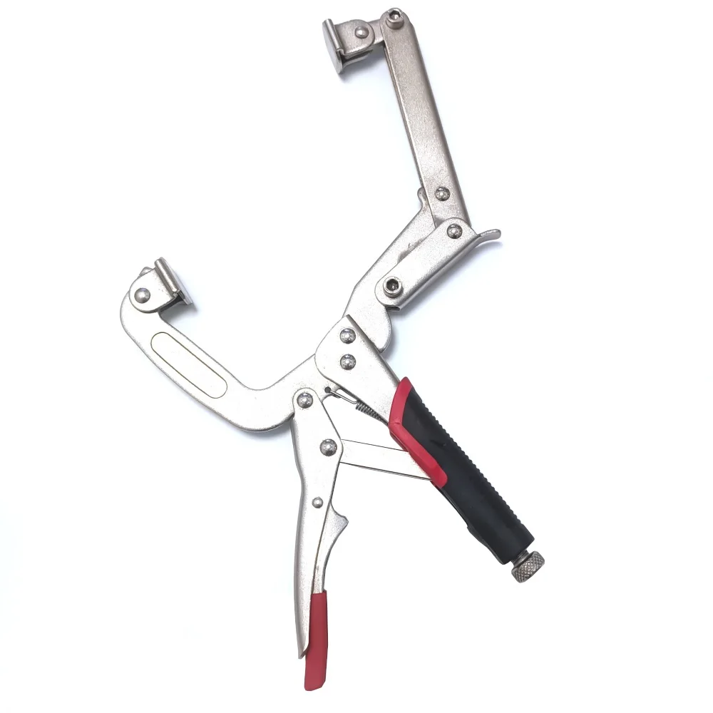 

10 Inch C Clamp 4 Point Locking Pliers TPR Handle Adjustable Holding from 2" To 5" Vise Grip Welding Woodworking Hand Tools