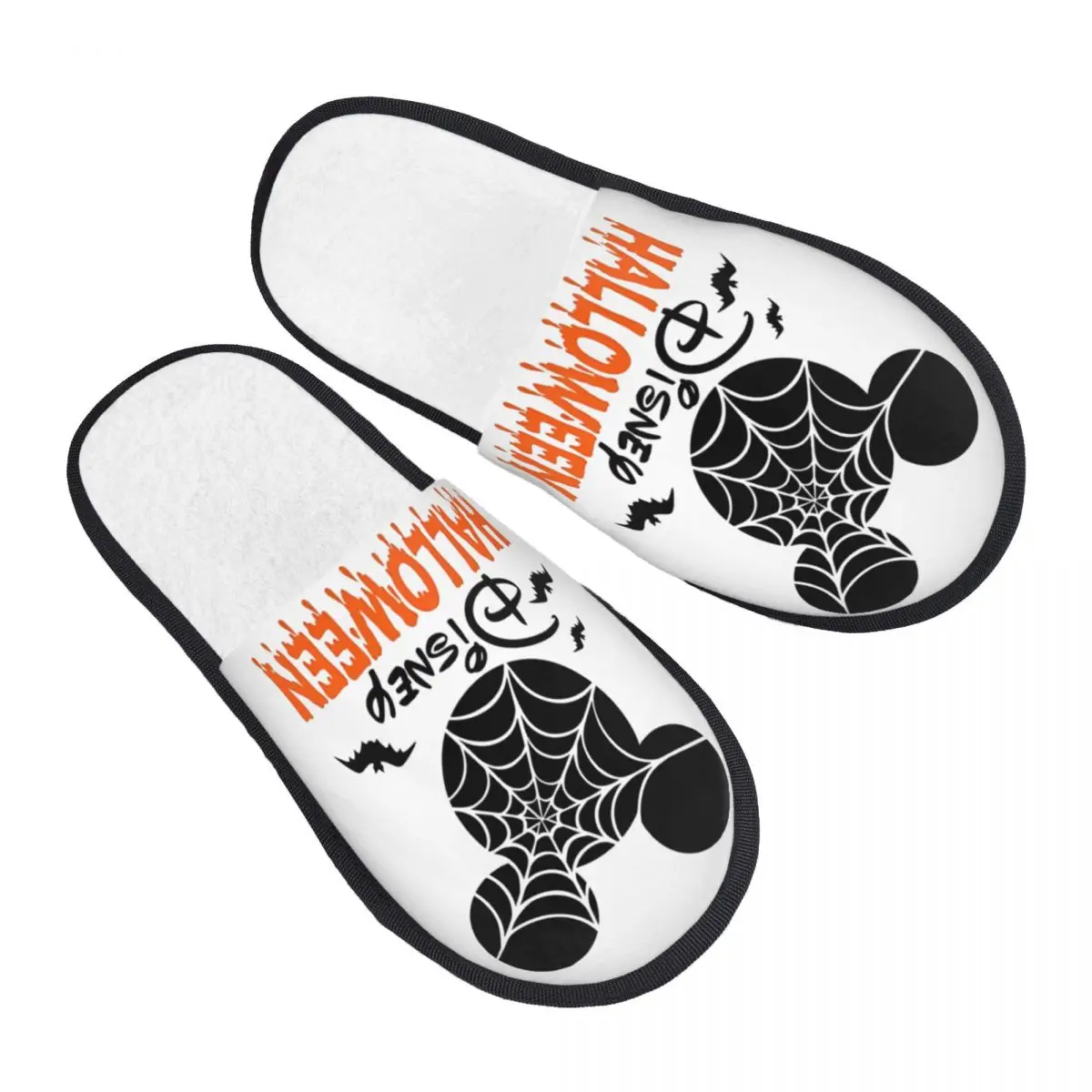 Mickey Mouse Halloween Cotton Slippers Indoor Soft Memory Foam Slippers Non-slip