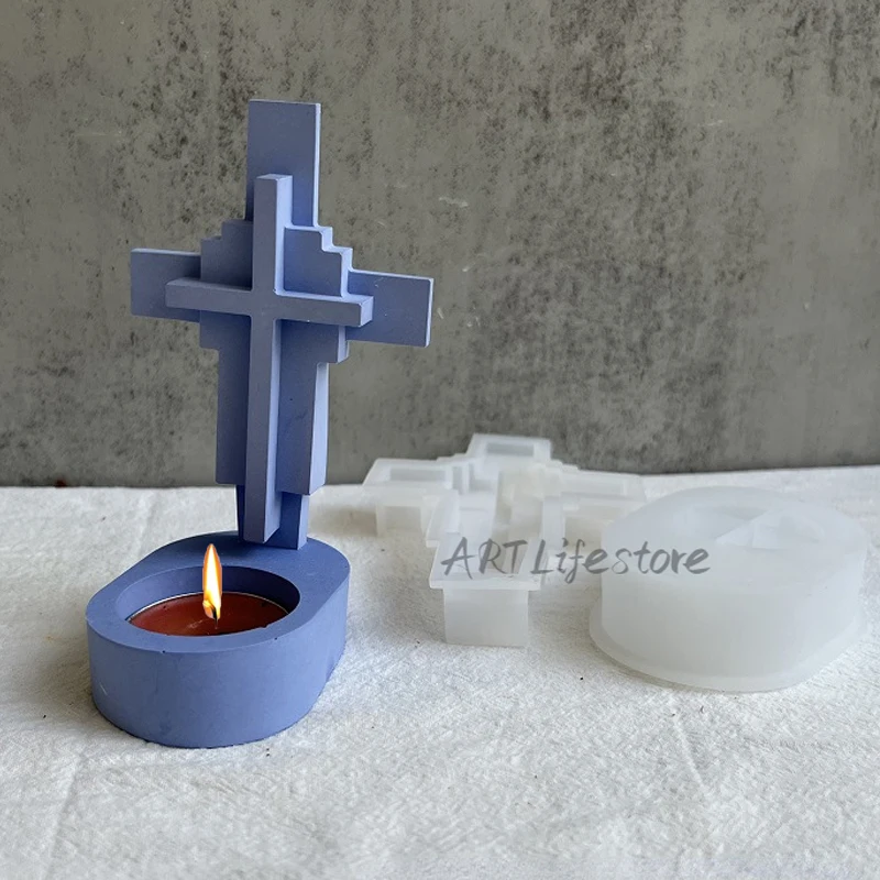 Desenho de Cruz Grande: A Melhor Moldagem em Silicone para Velas e Artesanato Criativo