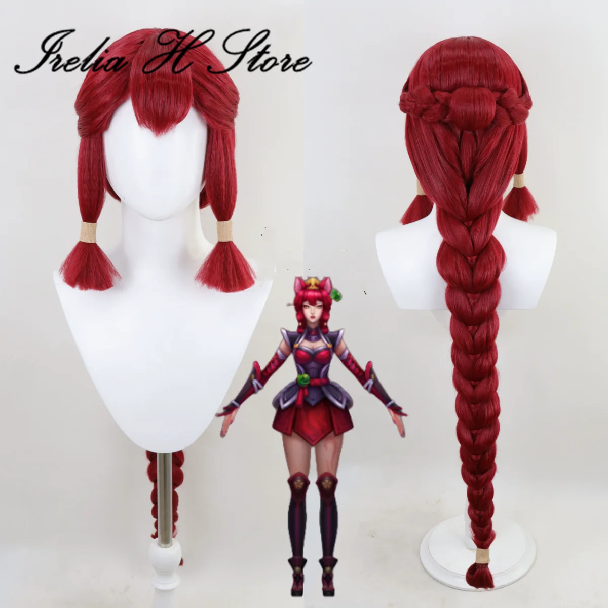 

Irelia H LOL Foxfire Ahri's wig Cosplay Wig Prestyled wig