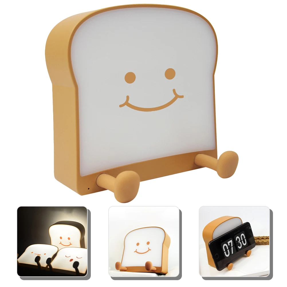 

Cartoon Night Light Portable Silicone Baby Nursing Lamp Kids Bedroom Bedside Adjustable Brightness Long Working