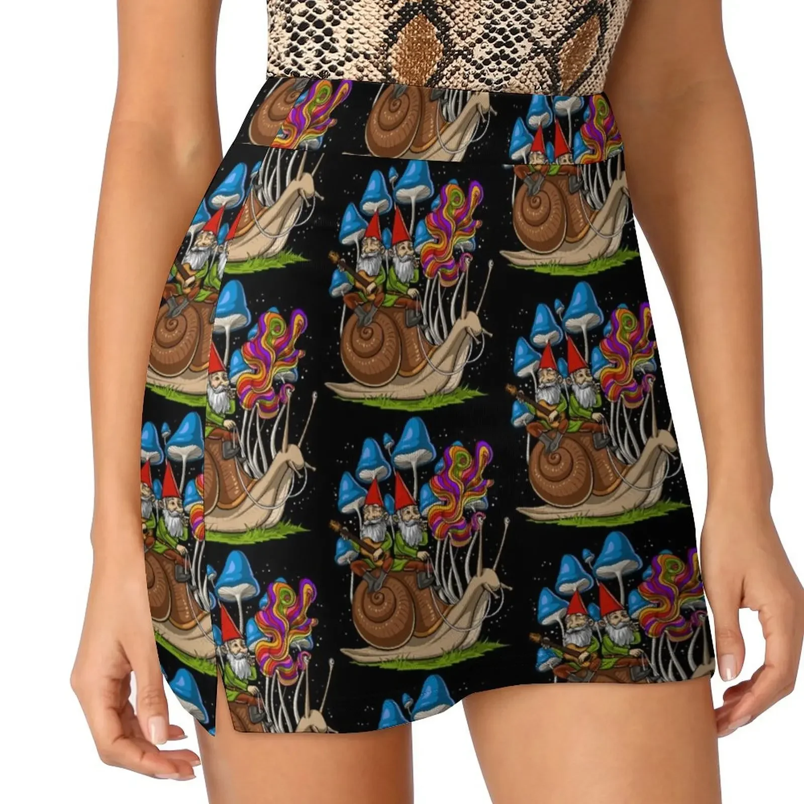 Magic Mushroom Gnomes Adventure Mini Skirt skirts for womans elegant party dresses for women 2024