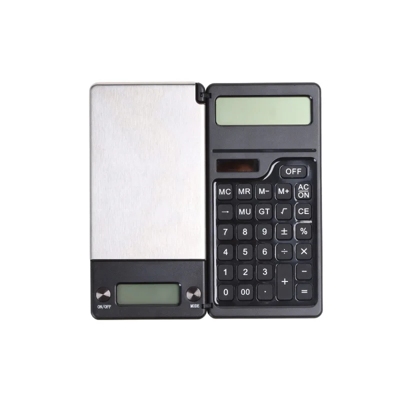 Jewelry Scale 2 in 1 Electronic Pocket 1000g X 0.1g Jewelry Digital Scale Balance + Calculator With Digits LCD Display