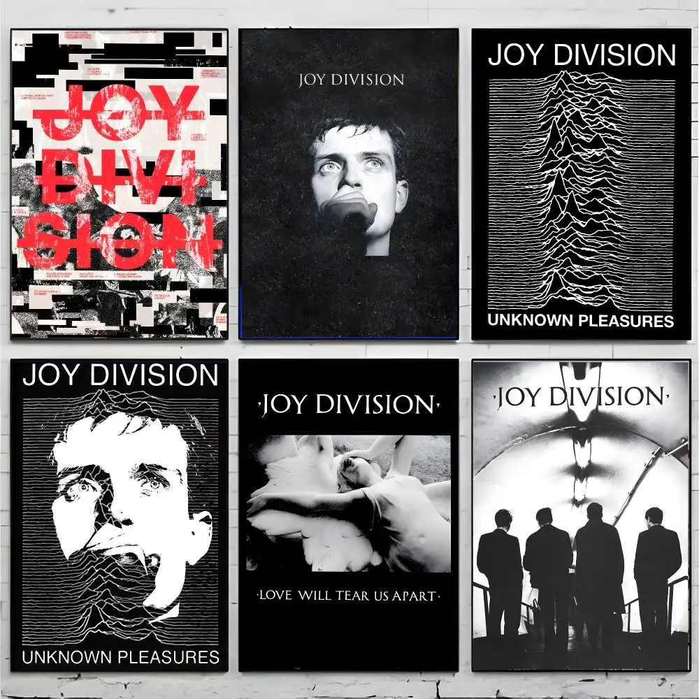 Moody Postpunk J-Joy Division Poster Superior Home Space  Indoor Decorative Art & Home Decor