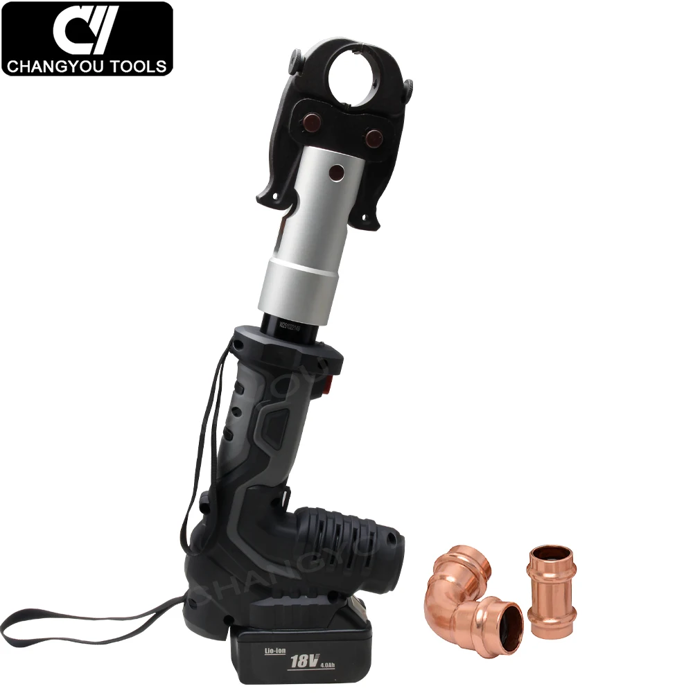 

MEC-1525 Battery Operated Hydraulic Tool Press 42KN Force 27mm Stroke Plumbing Crimping Pipe Pressing Stainless Steel Copper