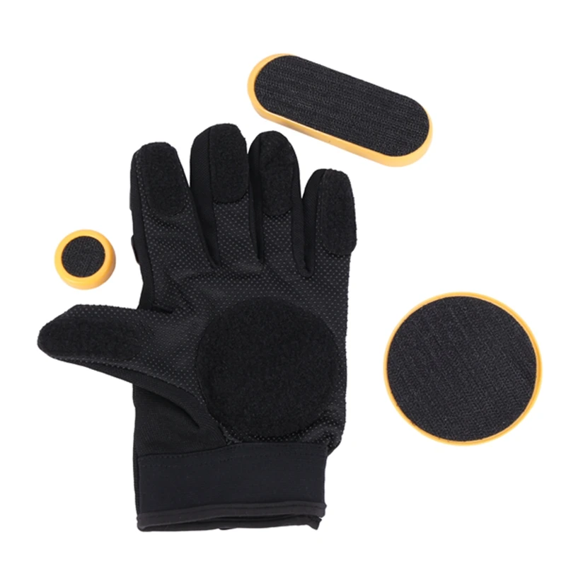 Skateboard Gloves Downhill Slide Gloves Fire Stone Flint Sparks Longboard Gloves Protective Gear/Pad Downhill Slide Gloves