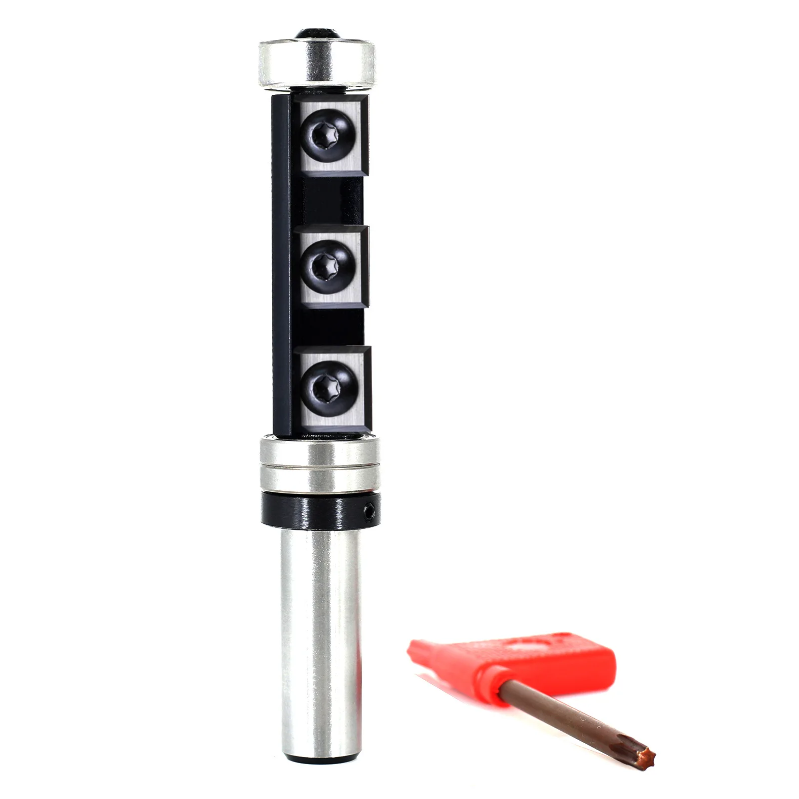 L-SQ14 1PC Top and Bottom Bearing Wood Router Bit Industrial Grade Cemented Carbide Woodworking Bits Insert-Style