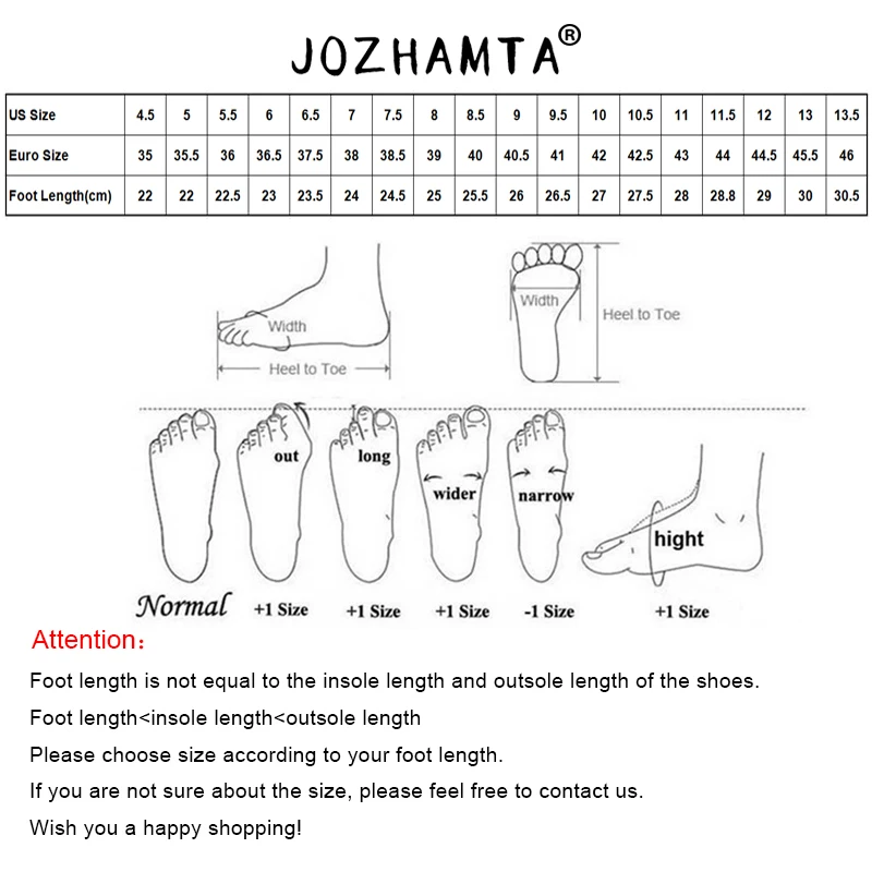 JOZHAMTA Size 36-43 2023 New 10 Colors Women High Heel Pumps Sexy Office Lady Shoes Women Square Heels Pu Leather Footwear