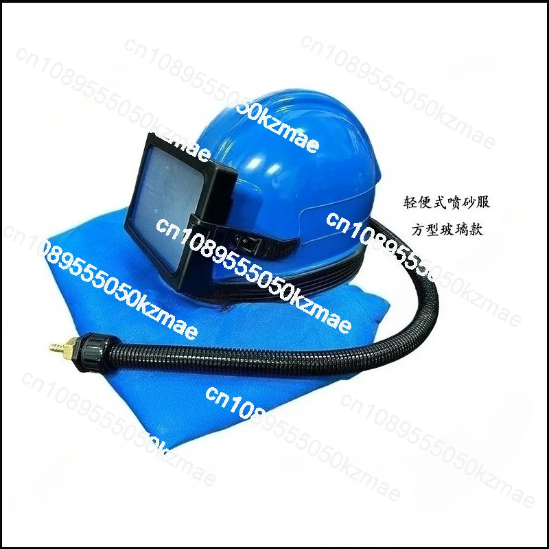 

Пескоструйный шлем с подачей воздуха, электрический респиратор для очистки воздуха с дыхательным шлангом и ремнем