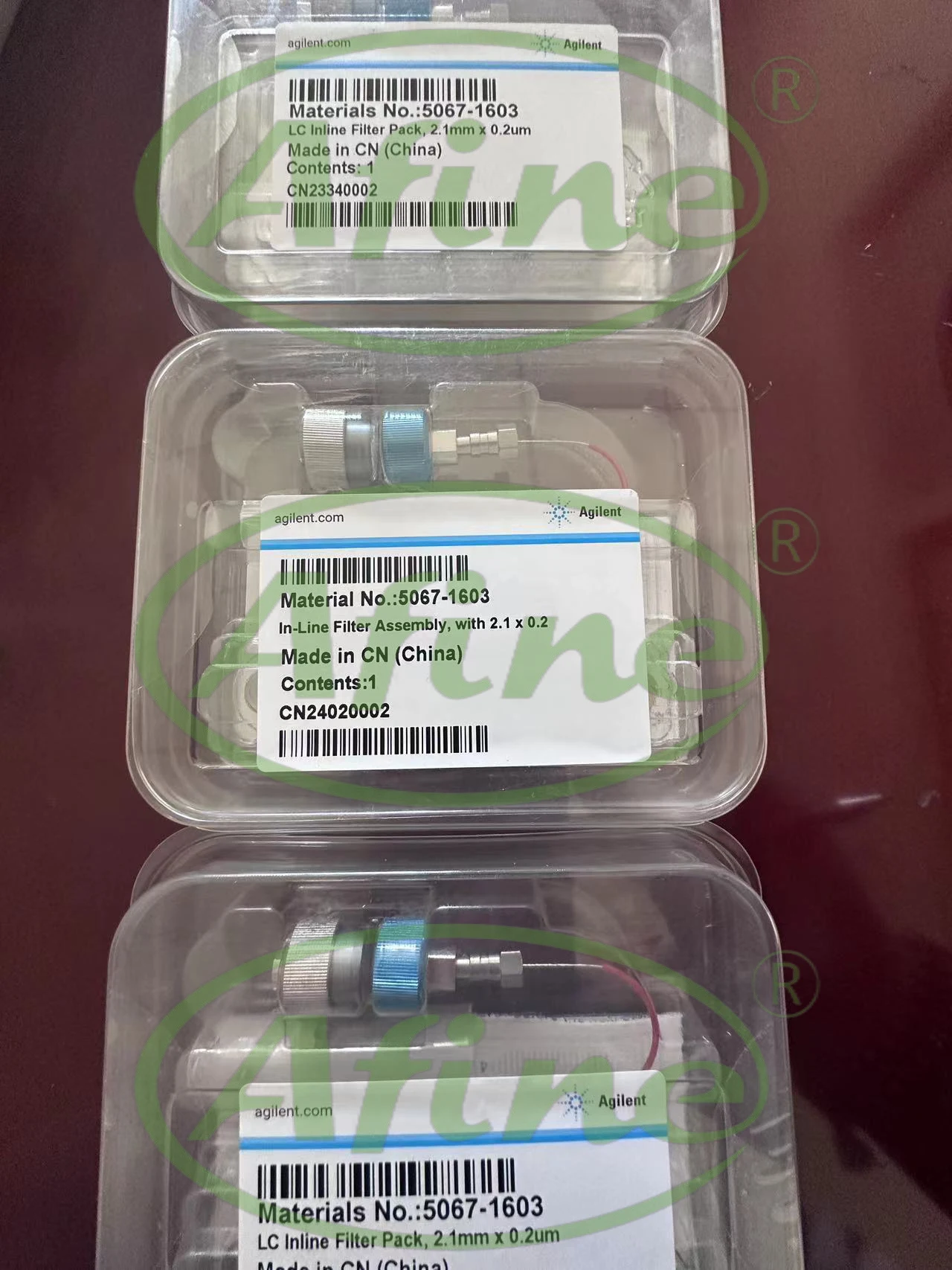 AFINE Agilent Solvent Inlet Filters for HPLC,5067-1603,InfinityLab Quick Change,5 Filter Pan Capillary Hoses