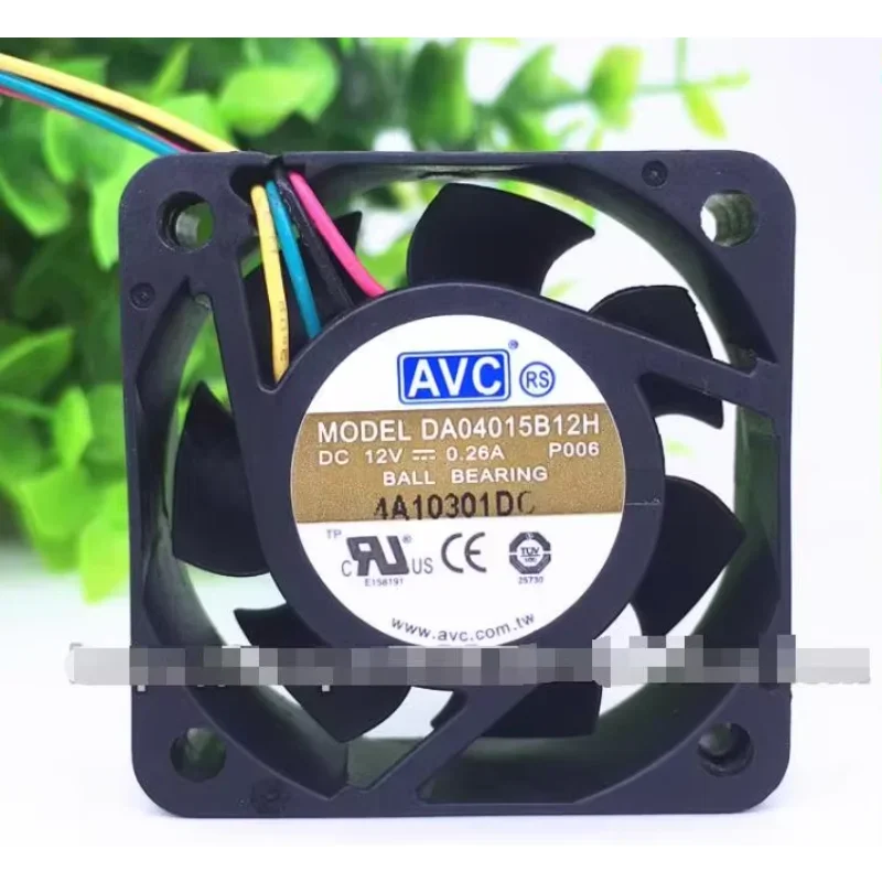 

AVC DA04015B12U DC 12V 0.75A 40x40x15mm 4-Wire Server Cooling Fan