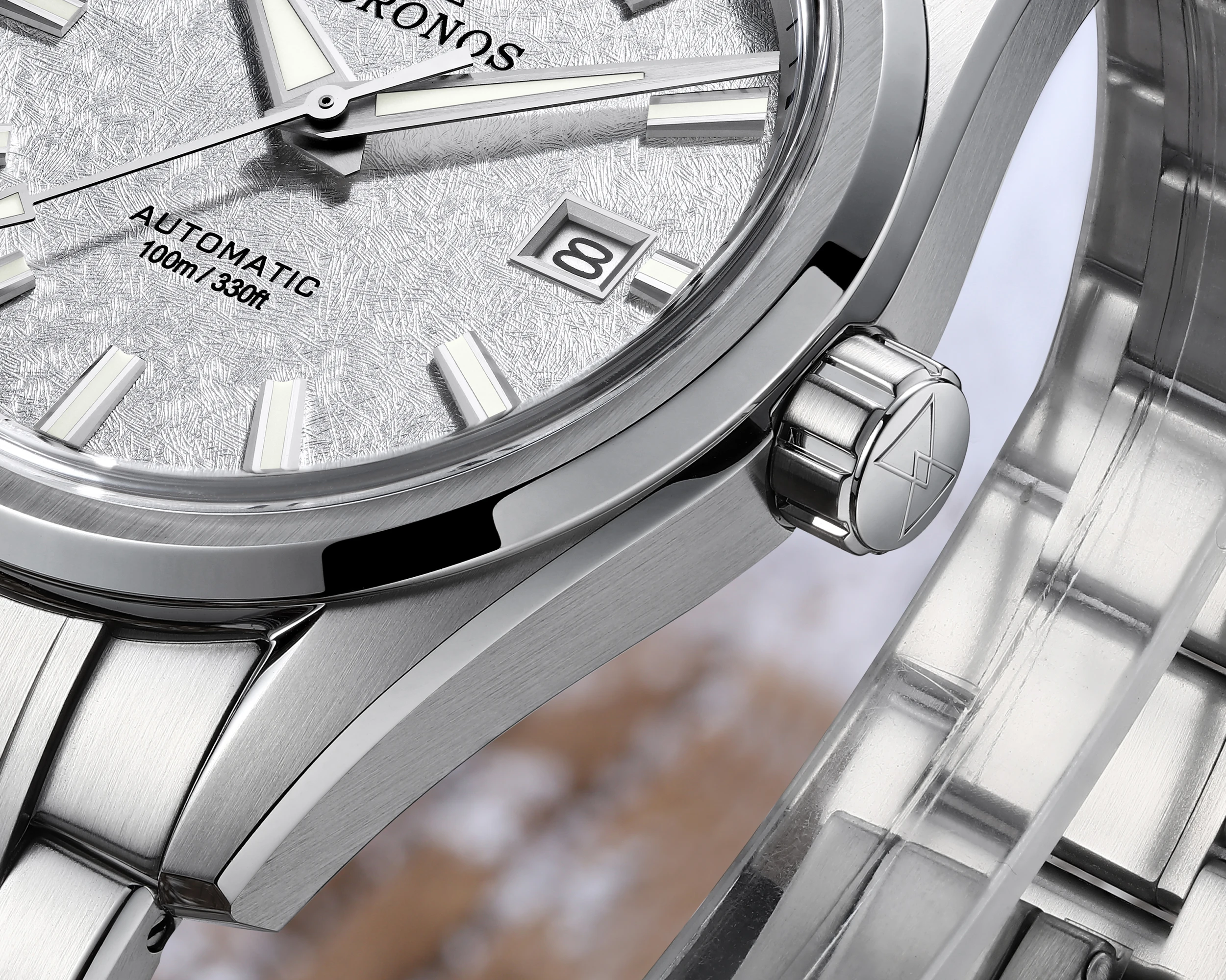 2025 Cronos 39mm Men Watch Texture Dial PT5000 Automatic Mechanical Watches Sapphire  Waterproof 100m Luminous Wristwatch L6037M