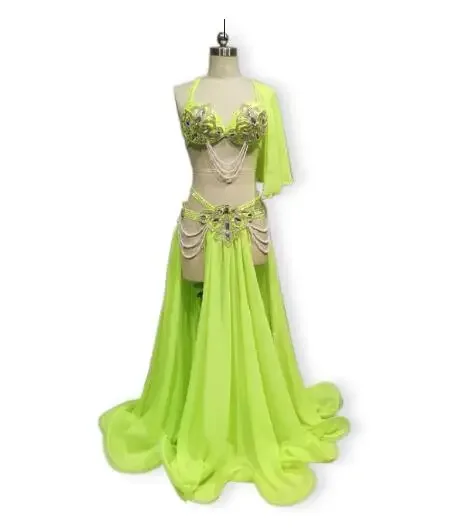 Belly Dance Competition Costumes Set for Women Belly Dancing Performance Clothing Suit Bellydance Suit Customize Oriental outfit