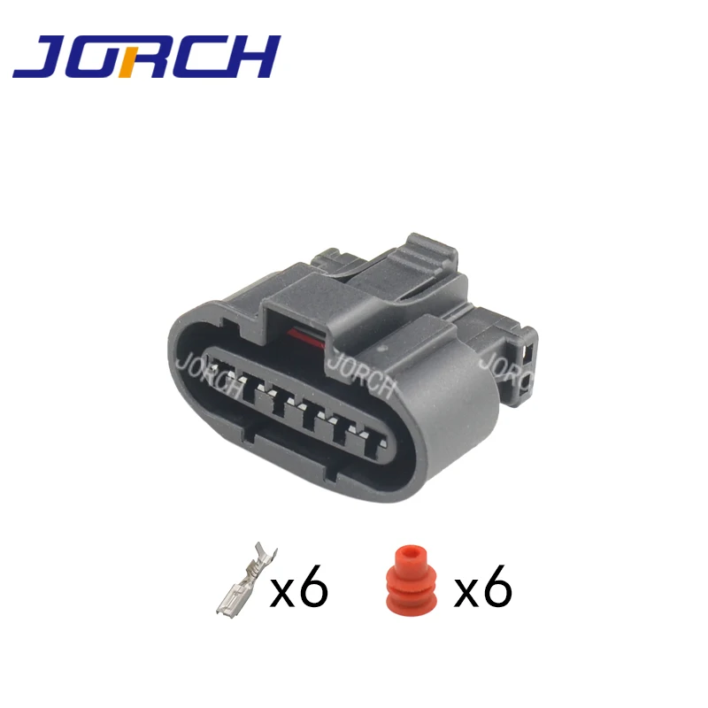 5Sets 6 Pin Female Automotive MAF Sensor Connector Mitsubishi Car Plug MG640547-5