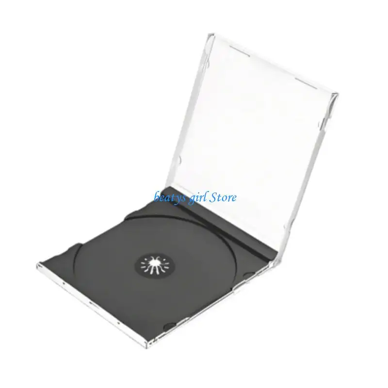 

C7AB Pack Of 20 High Quality Acrylic Media Holders Featuring Visible Cover For Simple Identification And Space Saving Storage