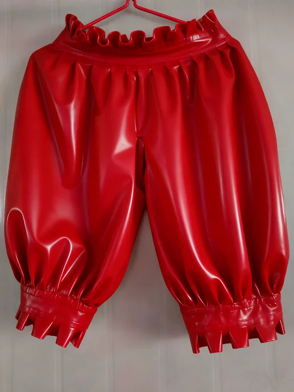

Latex Rubber Kostüm Gummi Cosplay Fashion Halloween Catsuit Ganzanzug Party Handmade shorts