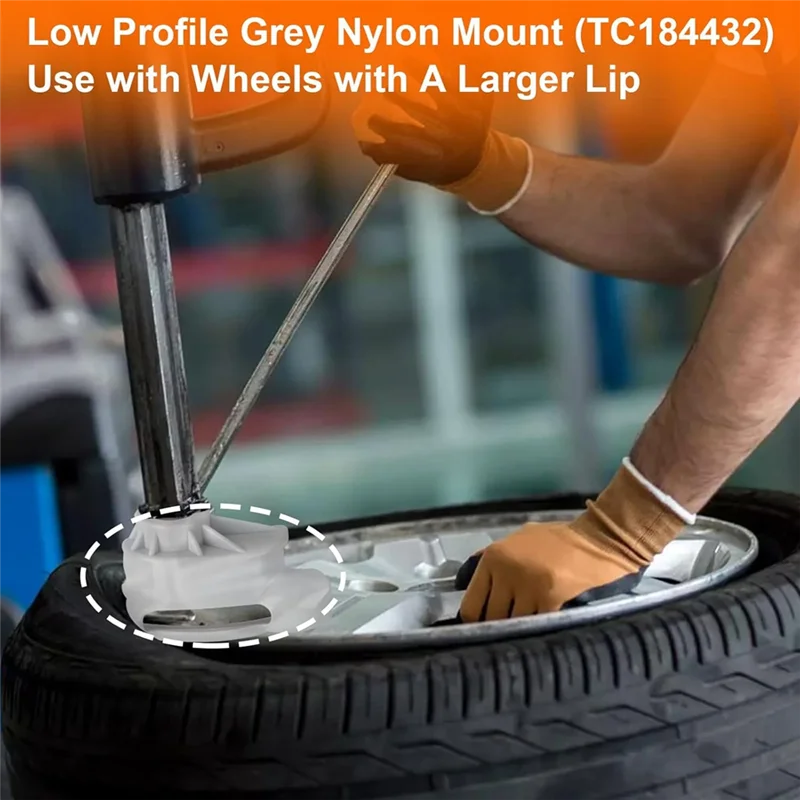 ABAE-TC184432 Tire Changer Demount/Remount Head Kit For Low Profile Tires Nylon Mount Design Compatible With Coats Duck Head
