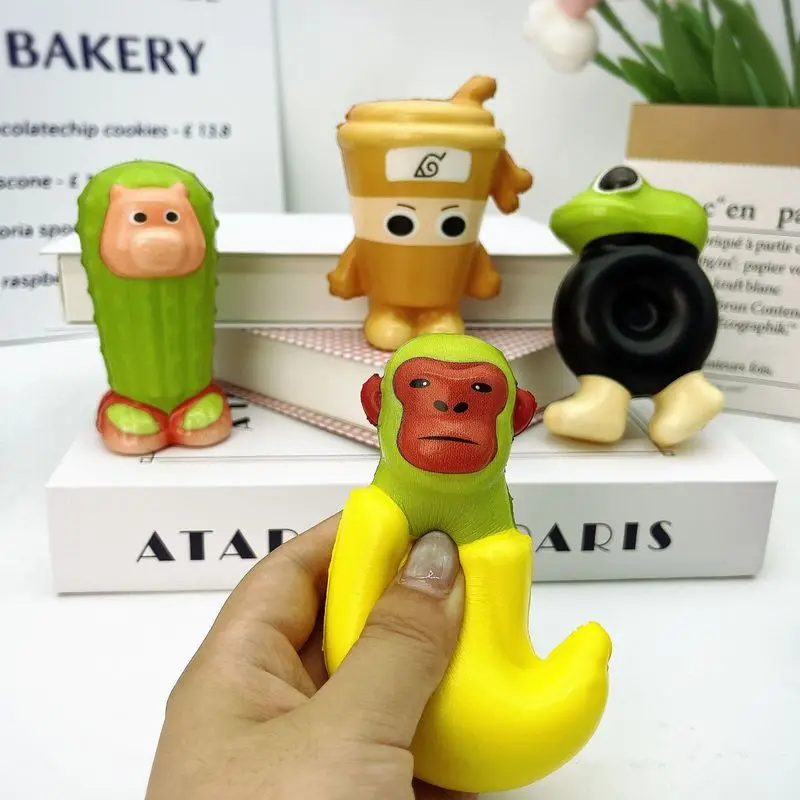 

Tungtungtung Squeezable Fun Wooden Stick Figure Toy Abstract Novelty Stress Relief Foreign Mythology Gift For Children And Adult