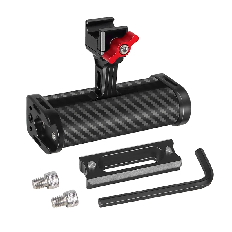 Leichte NATO-Schienenklemme, seitlicher Griff oben, Schnellverschluss-Aluminiumlegierung für Sony Canon Nikon DSLR-Videokamera-Käfig-Rigs – Detail 23