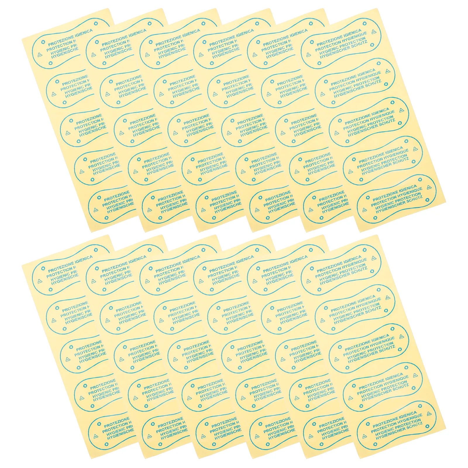

100pcs Sanitary Stickers Comfortable Panty Liners Sticker Fit Leakproof Women Panty Liners Swimsuit Adhesive Blue