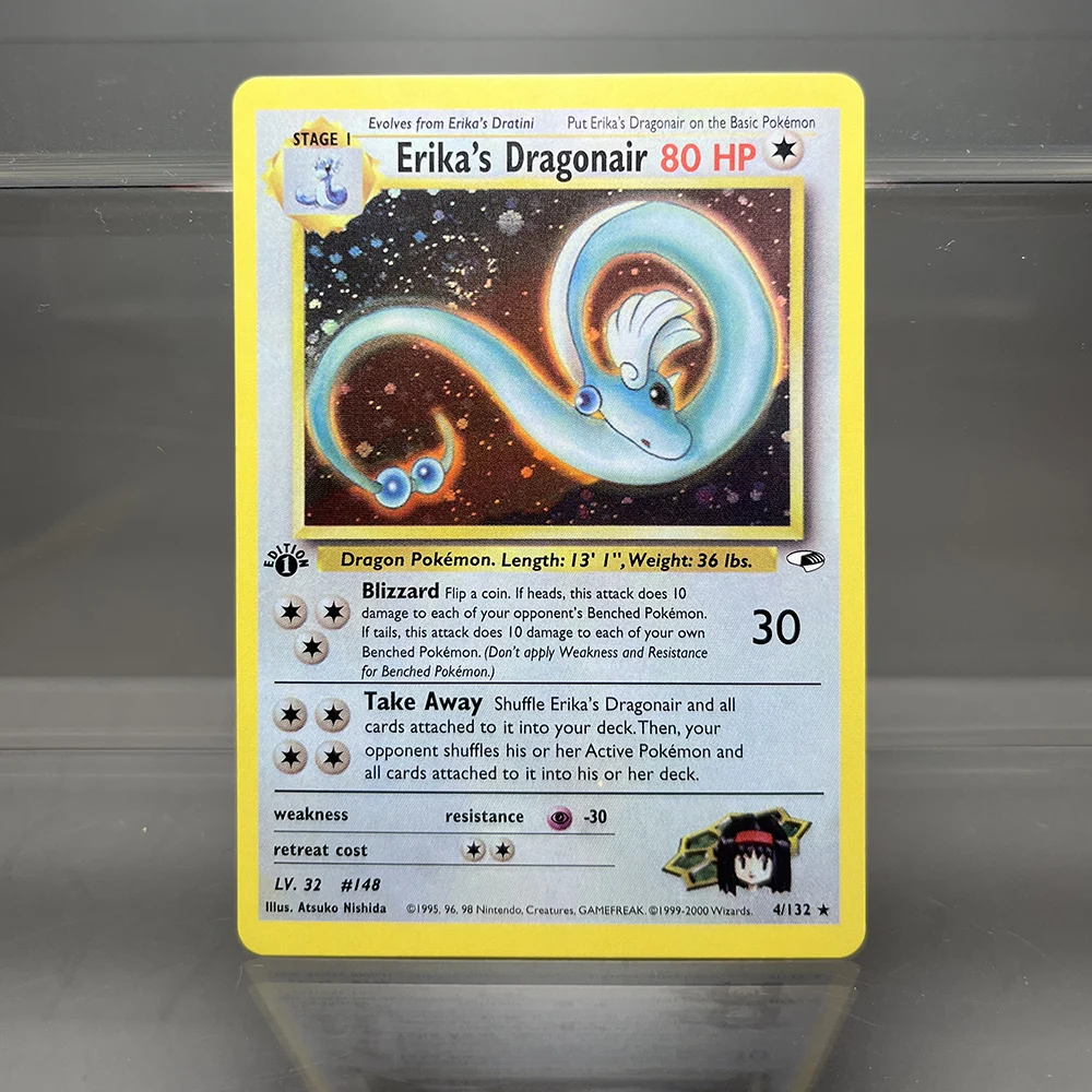 مجموعة قاعدة PKM/بطاقات أبطال الصالة الرياضية بطاقات PROXY Gengar Raichu Nidoking Chansey Moltres PTCG لعبة جمع أوراق اللعب