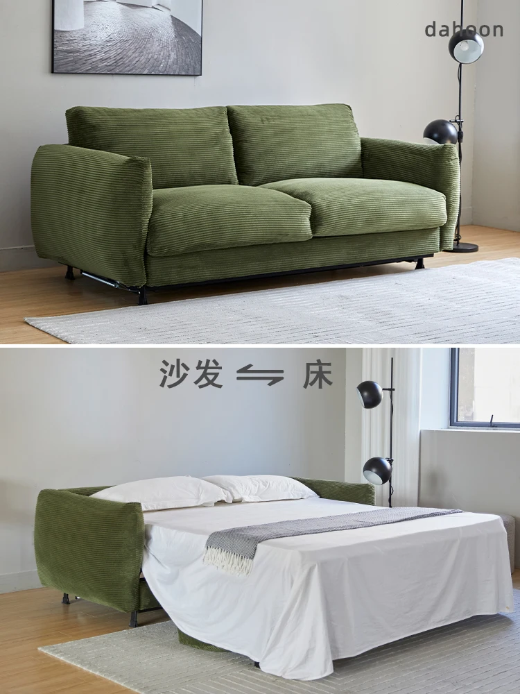 Sofa bed foldable dual-purpose double small apartment living room multi-function all-in-one 2023 new model