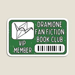 Dramione Book Club  Magnet Kids Decor Cute Stickers Magnetic Children Baby Refrigerator Holder Home  Colorful Toy Funny