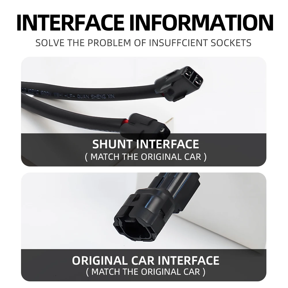 Versys 650 2024 Quick Connect Cable Set Fits For Kawasaki Versys1000 Z650 Z900 Motorcycle Shunt Circuit Socket Extension Adapter