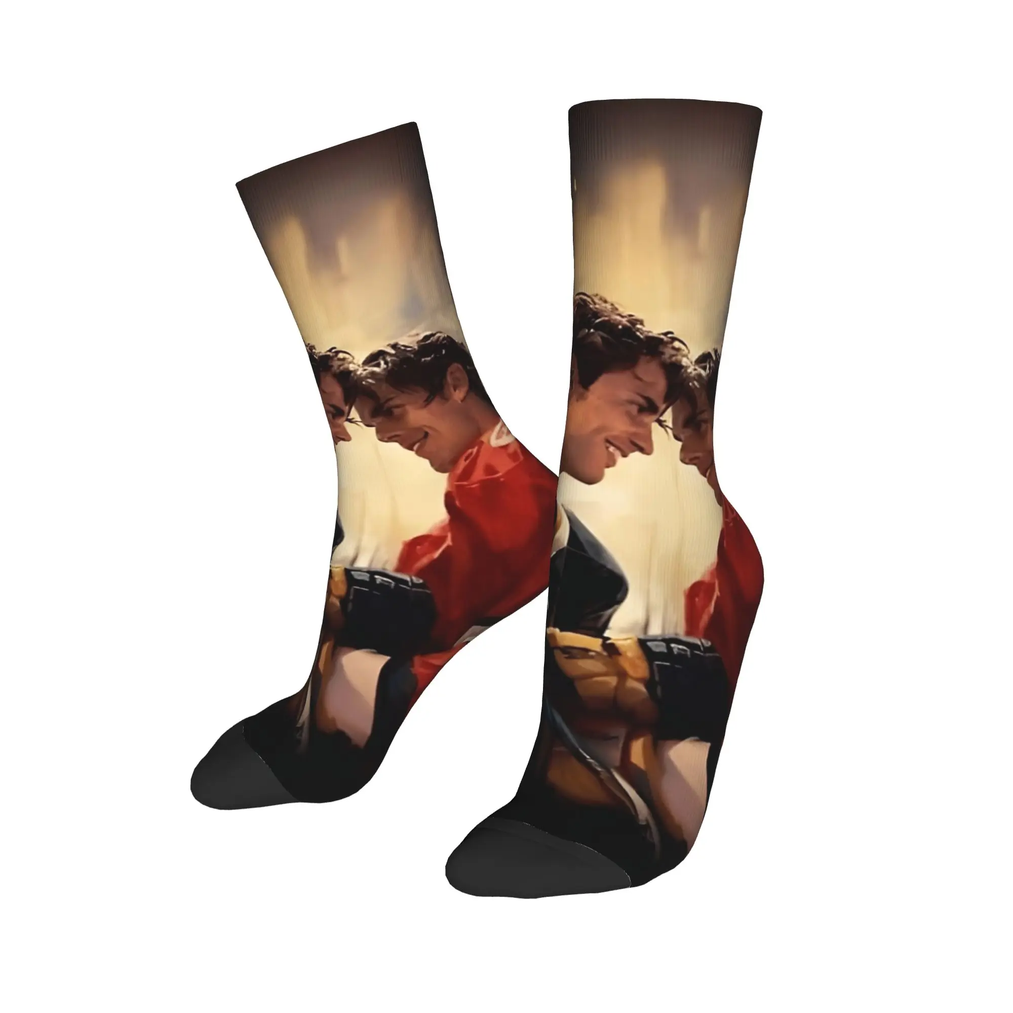 

Носки с подогревом, мужские и женские модные носки из полиэстера, сумасшедшие весенне-летние, осенне-зимние носки среднего размера, подарки