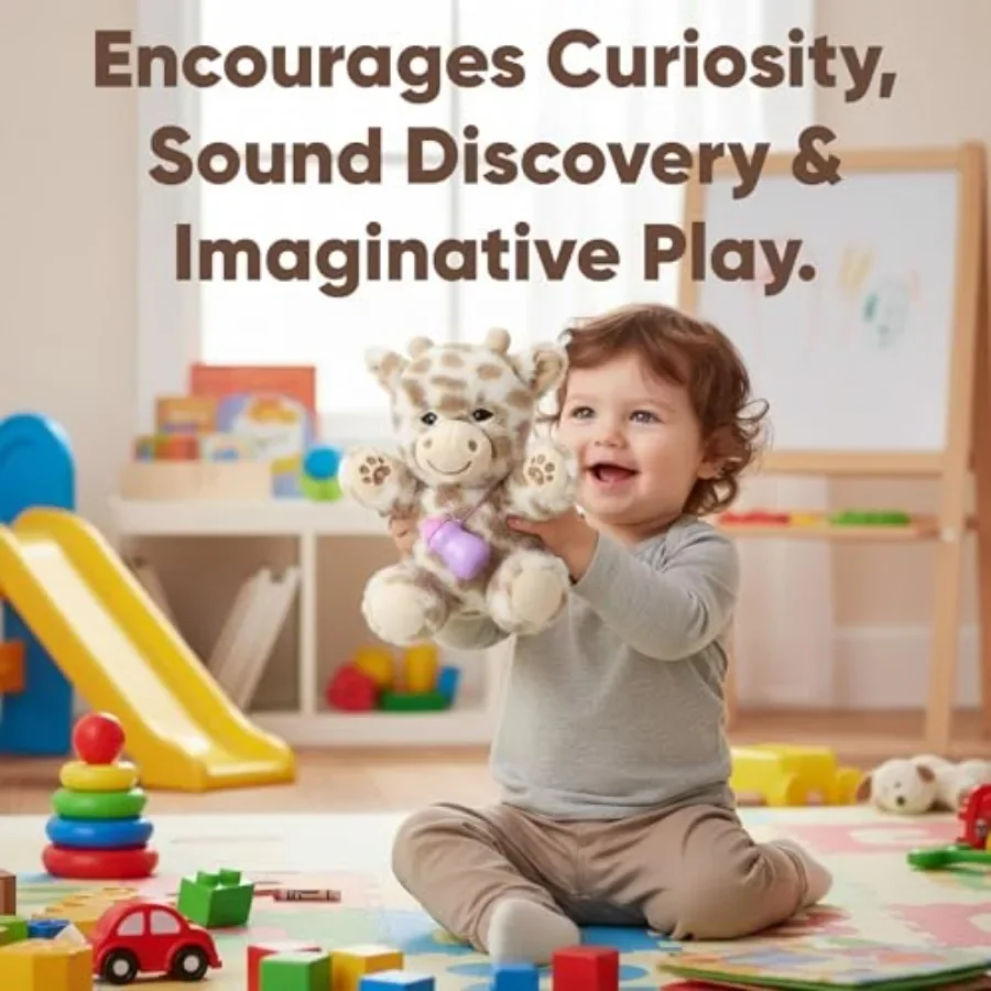 التفاعلية محشوة الحيوان الزرافة الحديث ألعاب من نسيج مخملي مع الموسيقى تسجيل صوتي اللمس تغذية محاكاة الغناء الحيوانات المحشوة