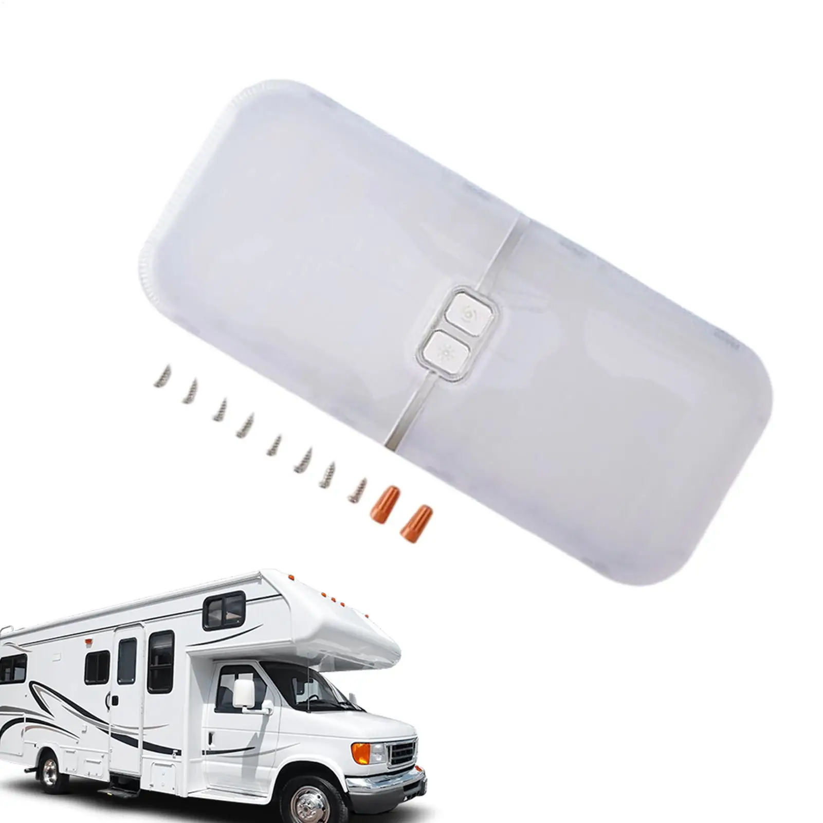 

Внутреннее освещение автофургона, потолочное крепление, внутреннее освещение автофургона, 12–30 В, тройная цветовая температура, лампа для транспортных средств для кемпинга, длительных поездок