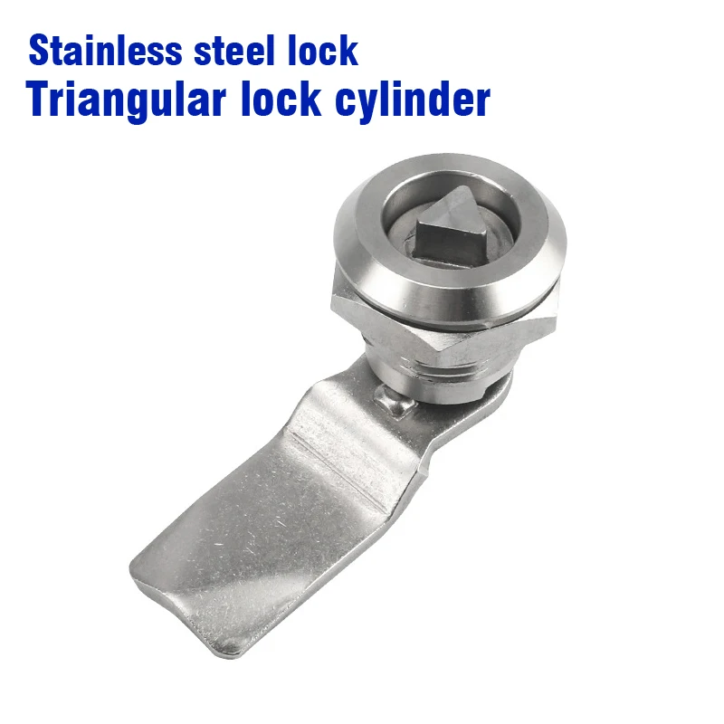 Factory direct non-standard MS705 stainless steel cam lock triangle lock distribution box lock 304 stainless steel lock