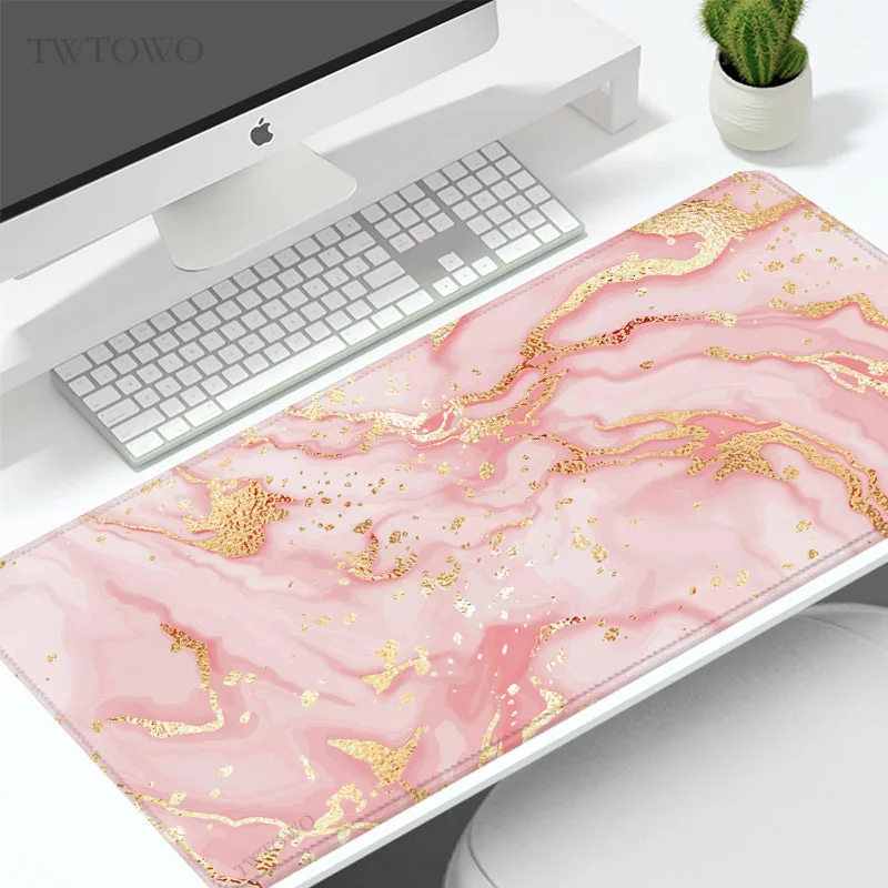 

Mouse Pad Gamer Fashion Marble Aesthetics XL Computer Large New Custom Mousepad XXL Desk Mats Soft Natural Rubber PC Mouse Mats