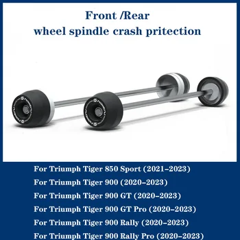 Triumph Tiger 850 Sport / Tiger 900 GT Rally Pro / 2020-2023 front rear wheel shaft crash protection